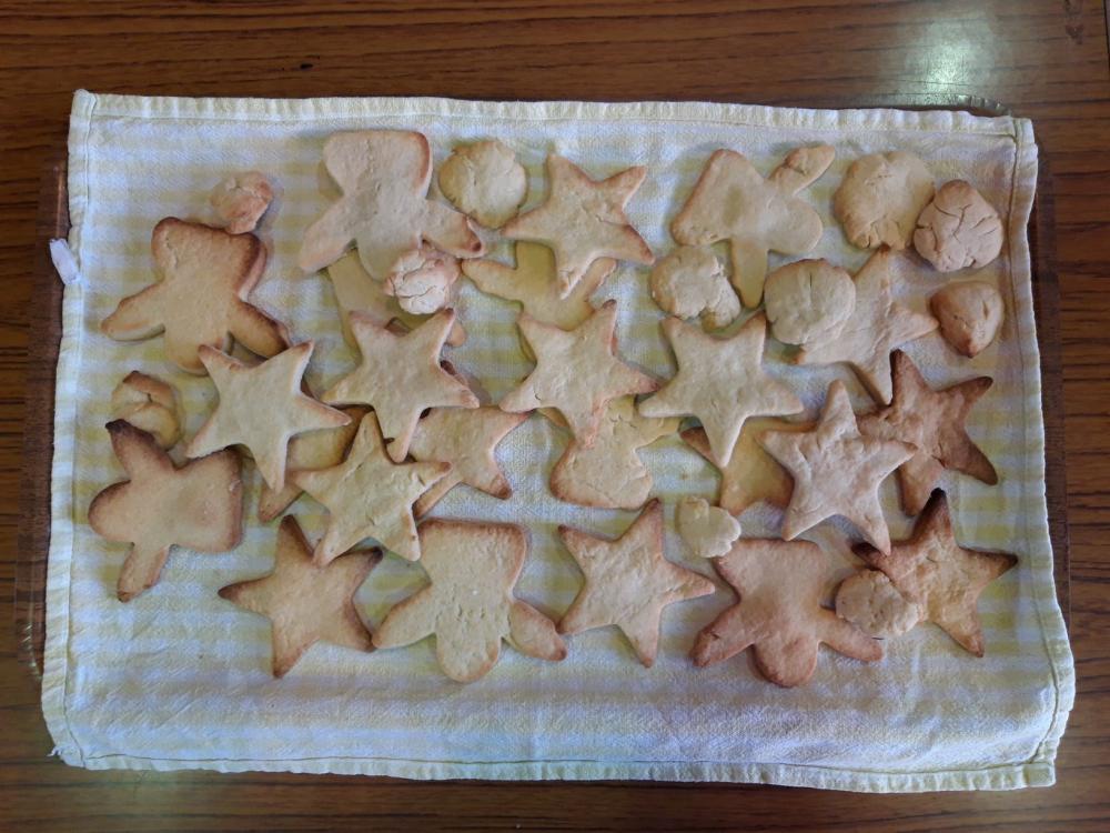 Delicious star and angel biscuts