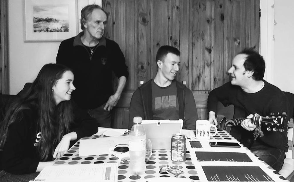 Cafe Worship Band Rehearsal