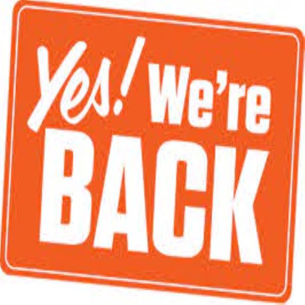 We are back