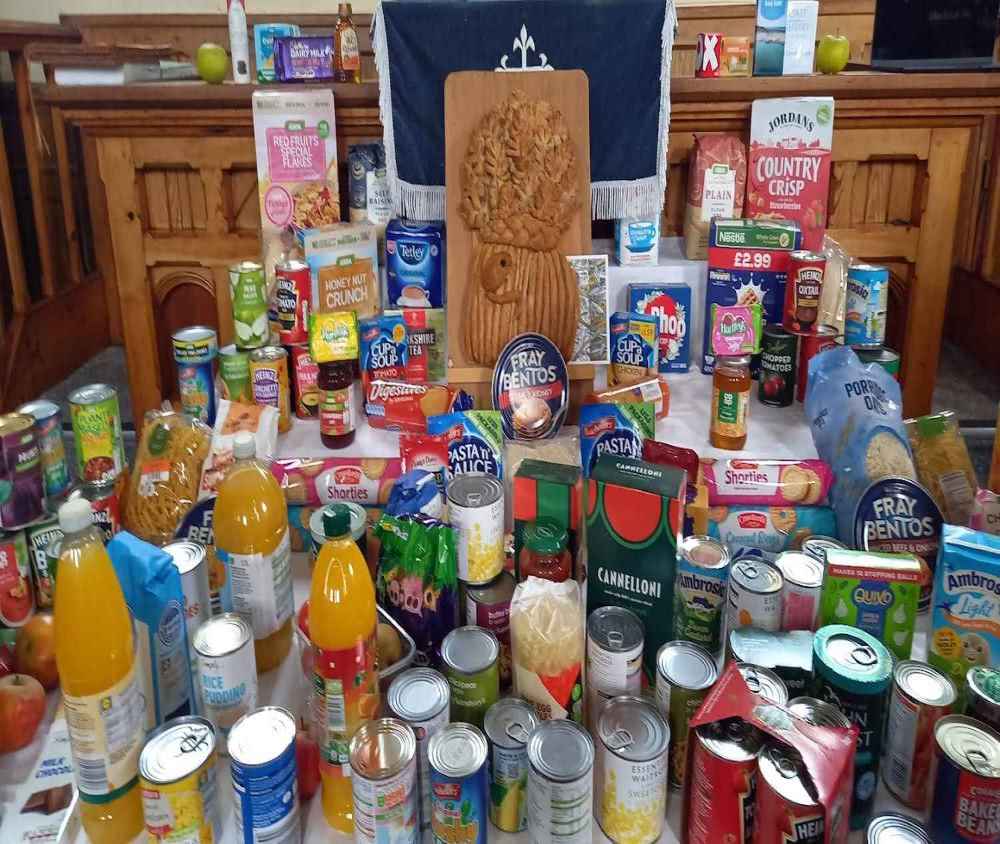 Harvest Festival Food Bank collection