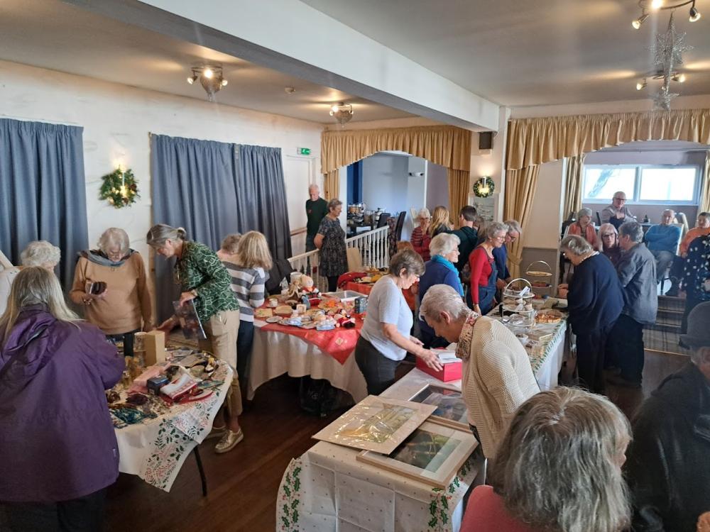 Coffee morning stalls